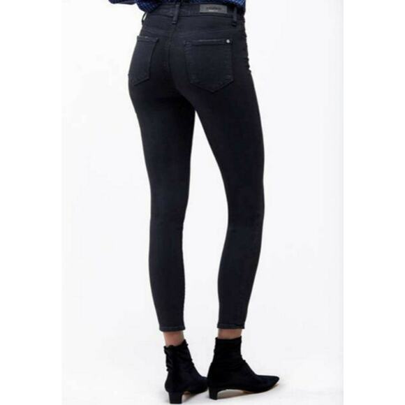 Baldwin Karlie High Rise Cropped Black Jeans - Picture 4 of 5